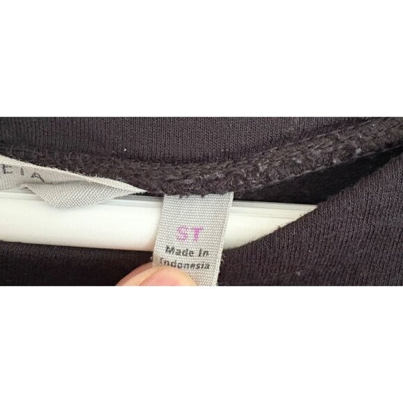 Athleta Studio Zip Boatneck Casual Top Zip Shoulder Details Size Small Tall - Picture 7 of 14